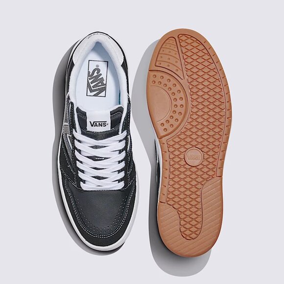 Vans Lowland 2.0 Black/White VN000D6RBZW Skateboard Everyday Sneakers MENS SZ 10 - Picture 10 of 11